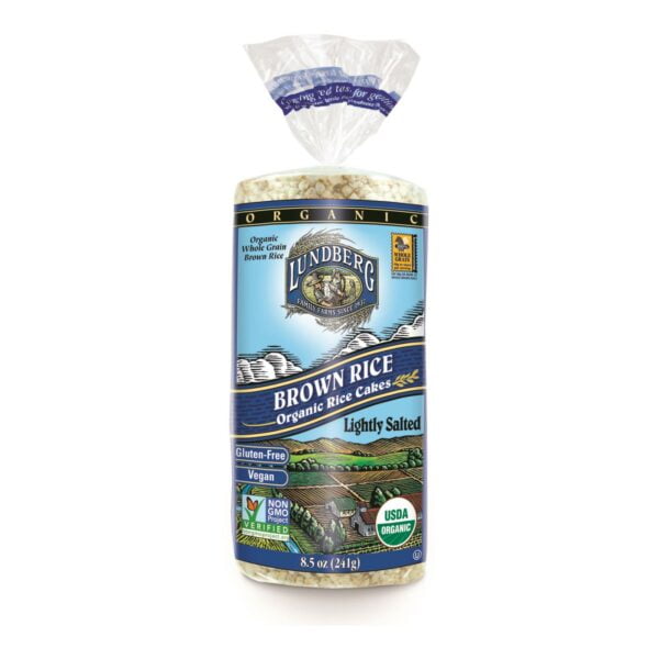 Organic Brown Rice Cakes Lightly Salted
