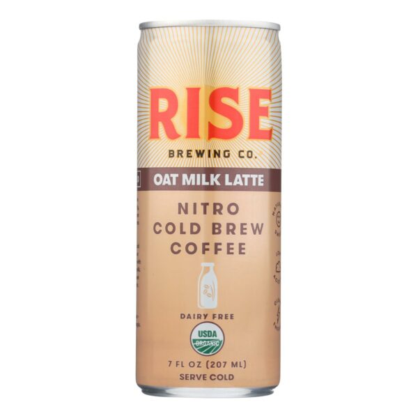 Nitro Cold Brew Coffee Oat Milk Latte