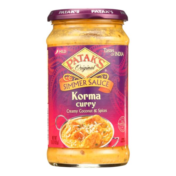 Cooking Sauce Rich Creamy Coconut Korma Curry