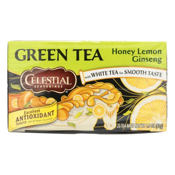 Green Tea With White Tea Honey Lemon Ginseng 20 Tea Bags