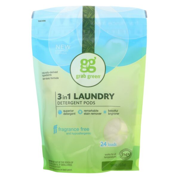 3-in-1 Laundry Detergent 24 Loads Fragrance Free