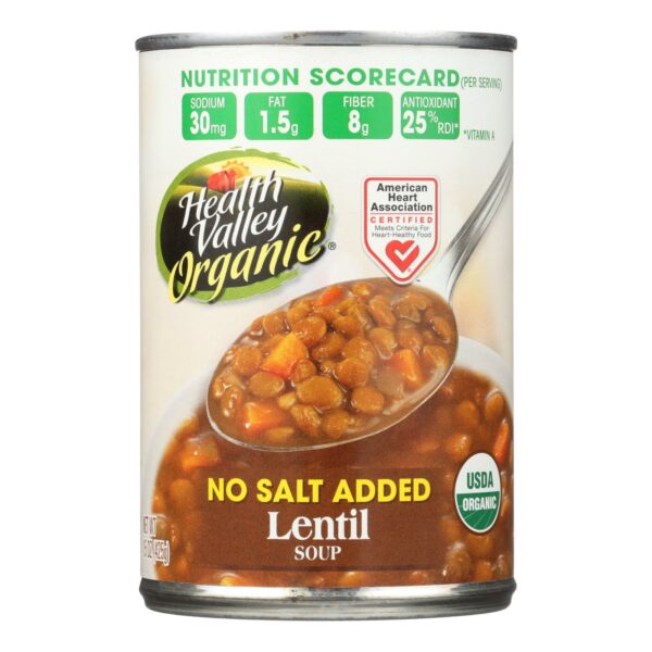 health valley organic lentil soup
