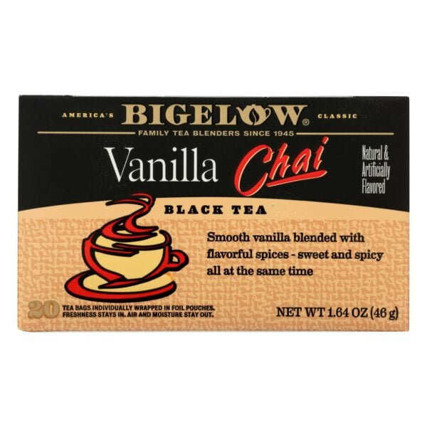 Vanilla Chai Black Tea 20 Tea Bags