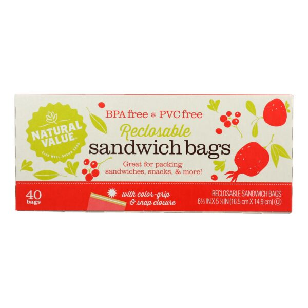 Sandwich Bags Reclosable