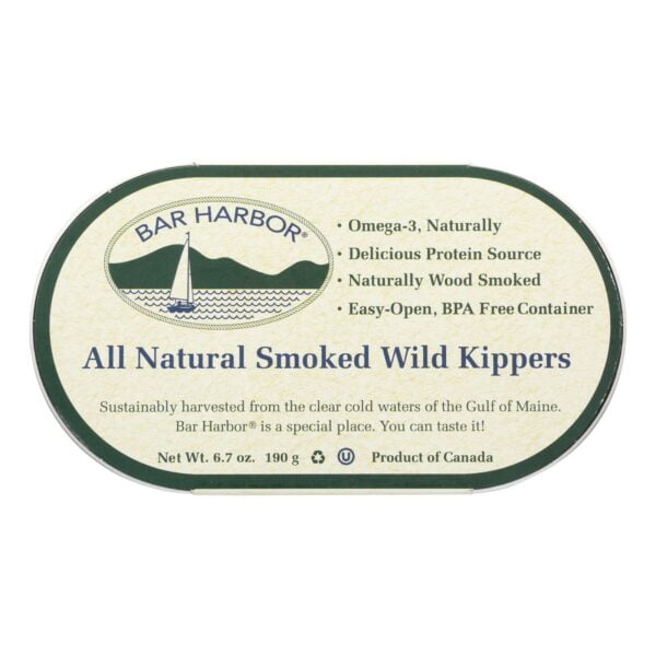 All Natural Smoked Wild Kippers 6.7 oz
