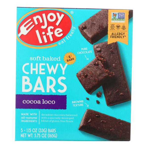 Baked Chewy Bars Cocoa Loco 5 Bars