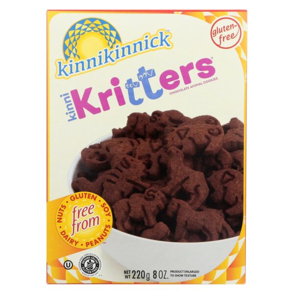 Gluten Free KinniKritters Chocolate Animal Cookies