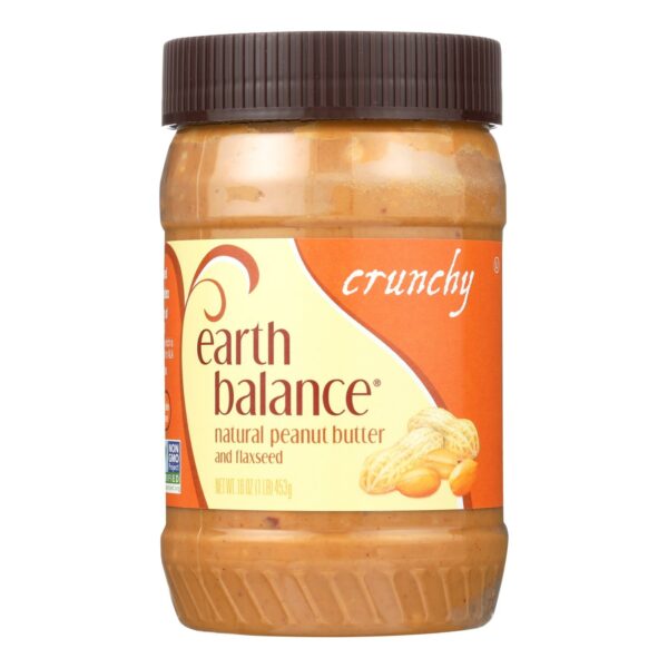 Natural Peanut Butter & Flaxseed Crunchy