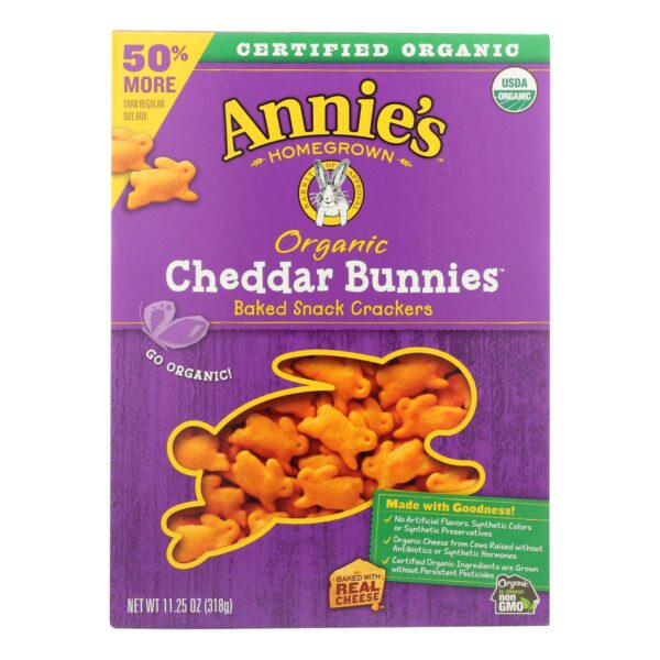 Organic Cheddar Bunnies Snack Crackers