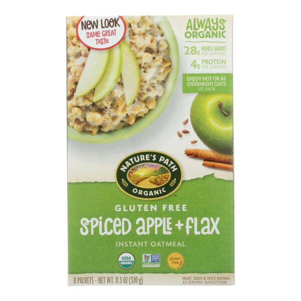 Gluten Free Spiced Apple with Flax Oatmeal