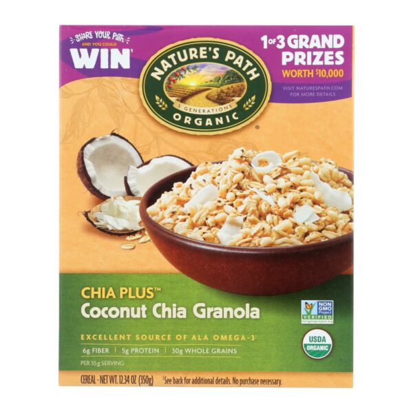 Organic Chia Plus Coconut Chia Granola Cereal