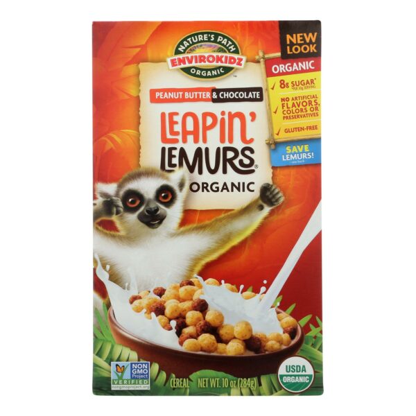 Leapin' Lemurs Peanut Butter and Chocolate Cereal
