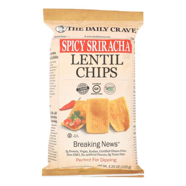 Lentil Chips Spicy Sriracha