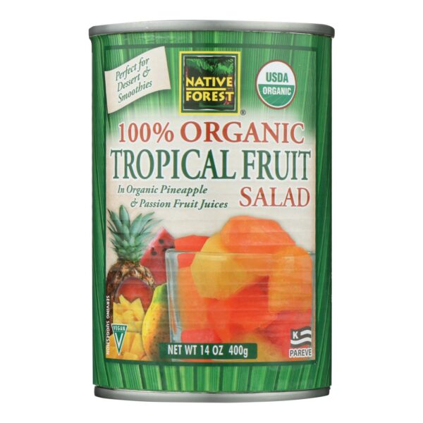 100% Organic Tropical Fruit Salad