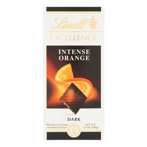 Chocolate Bar Excellence Dark Chocolate Intense Orange