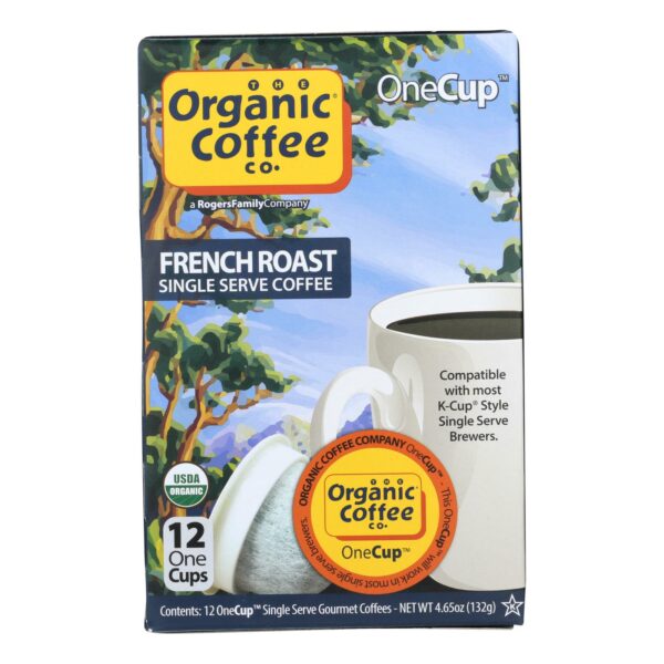 One Cup Organic French Roast Coffee