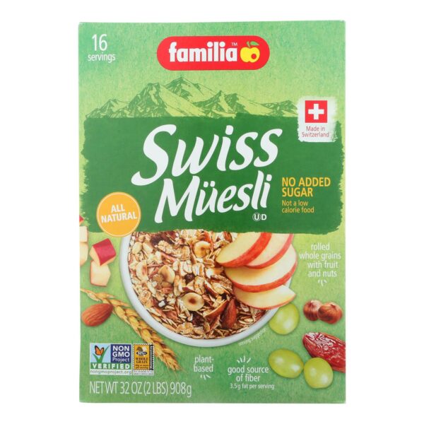 Swiss Muesli Cereal No Sugar Added