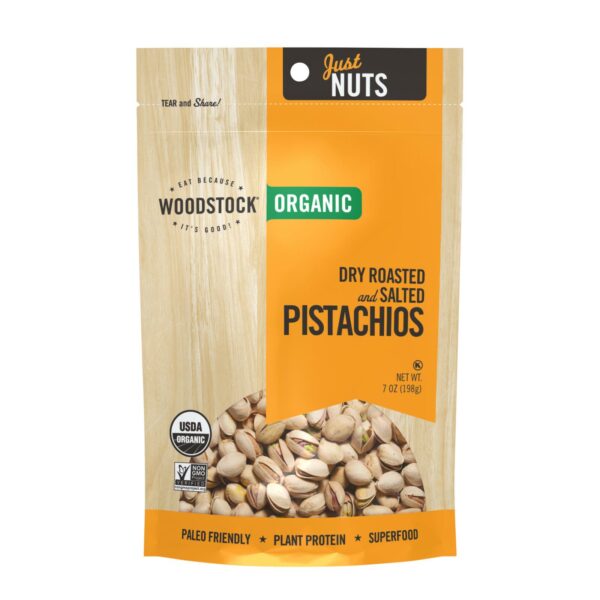 Pistachios Organic Dry Roasted and Salted