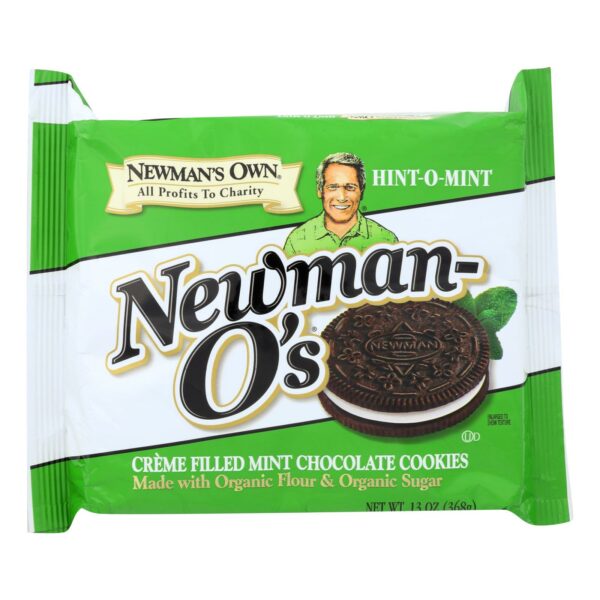 Newman O's Cookies Mint Creme