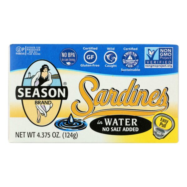 Sardines in Water No Salt Added