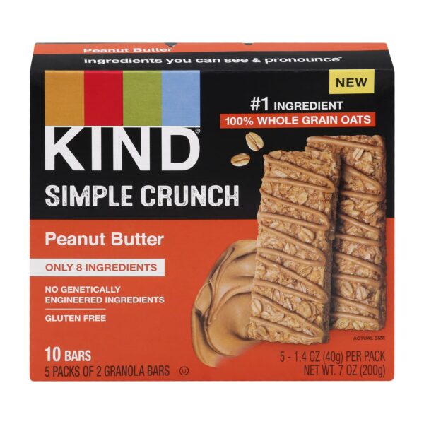 Simple Crunch Bars Peanut Butter