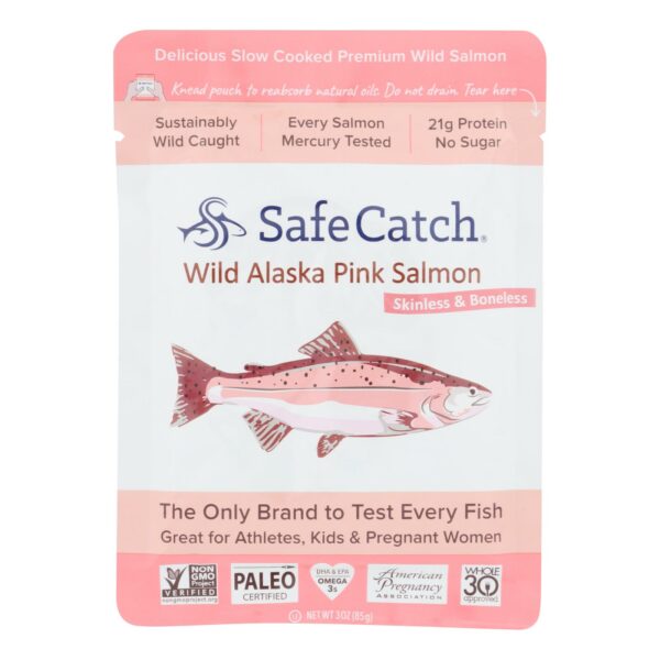 Wild Alaska Pink Salmon Single Serve Pouch