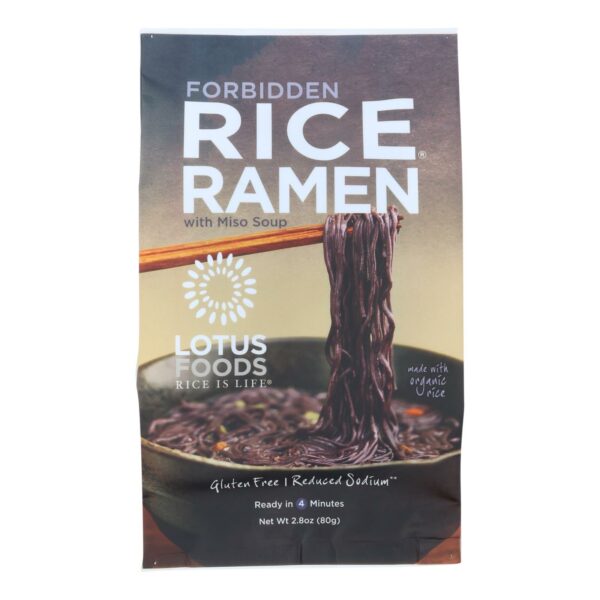 Rice Ramen with Miso Soup Forbidden