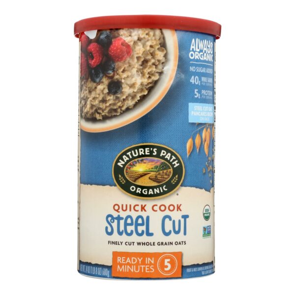 Oatmeal Steel Cut Quick Cook Organic