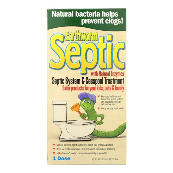 earthworm septic system treatment