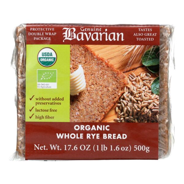 Organic Whole Rye Bread