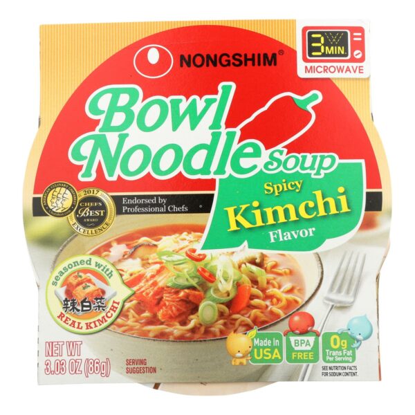 Soup Bowl Noodle Kimchi Spicy