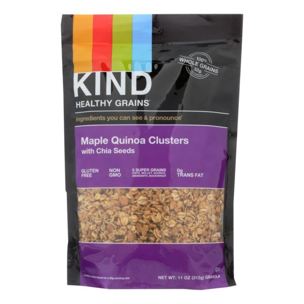 Healthy Grains Clusters Maple Quinoa with Chia Seeds