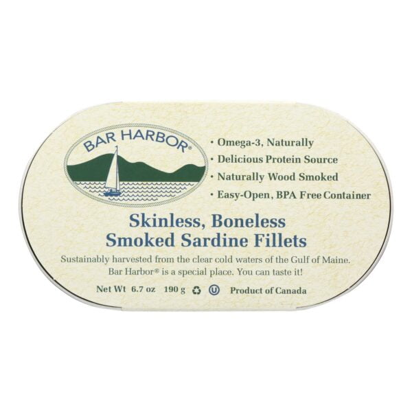 Boneless Skinless Smoked Sardine Fillets