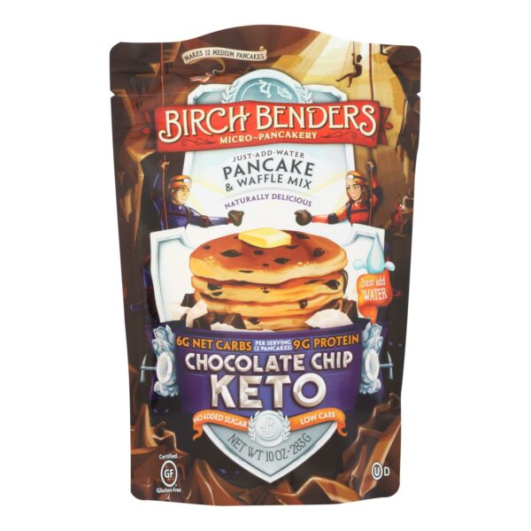 Keto Chocolate Chip Pancake and Waffle Mix