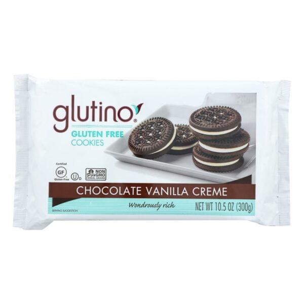 Gluten Free Cookies Chocolate Vanilla Creme