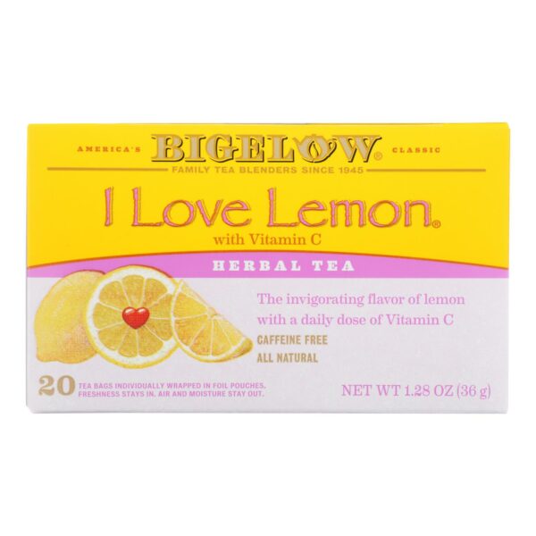 Herbal Tea Caffeine Free I Love Lemon