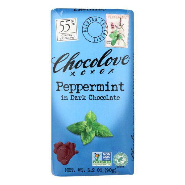 Peppermint In Dark Chocolate Bar