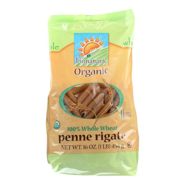 Organic Whole Wheat Penne Rigate Pasta
