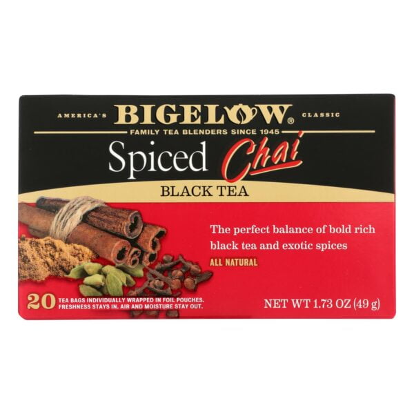 Spiced Chai Black Tea 20 Tea Bags