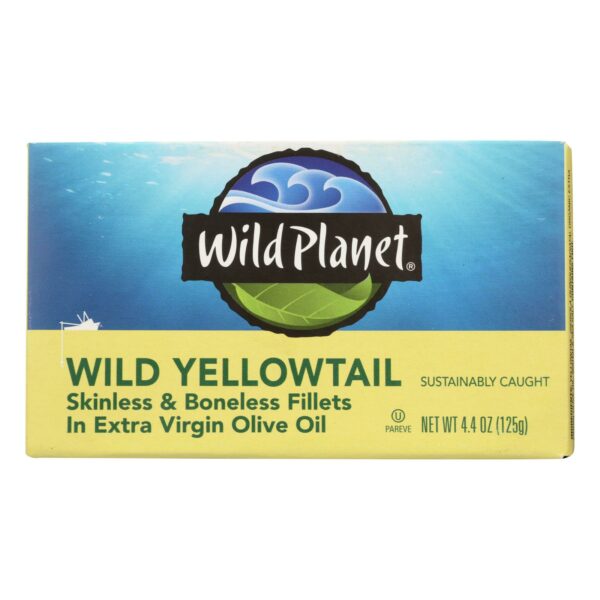 Wild Yellowtail Boneless Skinless in Extra Virgin Olive Oil