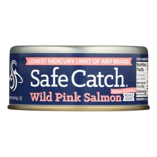 Wild Pacific Pink Salmon No Salt Added