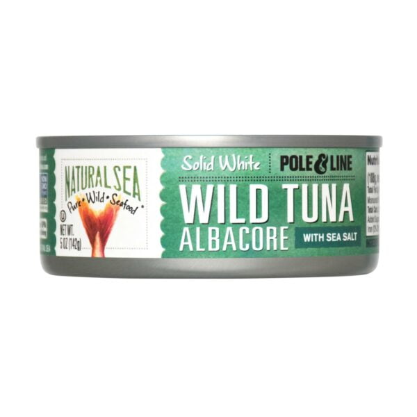Solid White Wild Tuna Albacore Salted