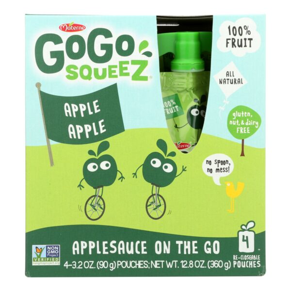 Apple Apple Fruit On The Go Pouch 4Pk