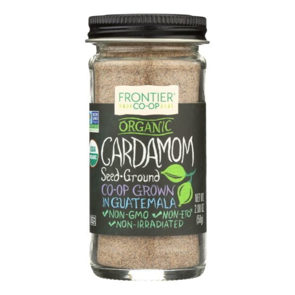 Organic Cardamom Seed Ground Bottle