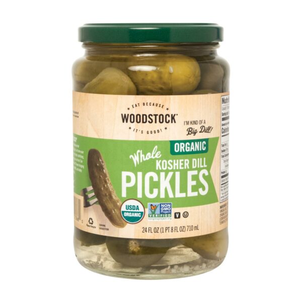 Pickles Dill Whole Kosher Organic