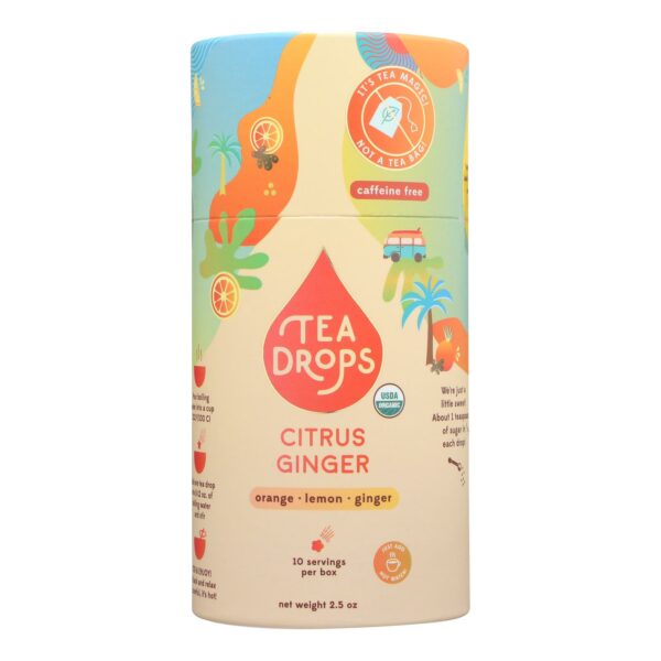 Tea drops Citrus Ginger Organic