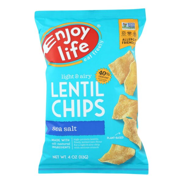 Plentils Lentil Chips Light Sea Salt