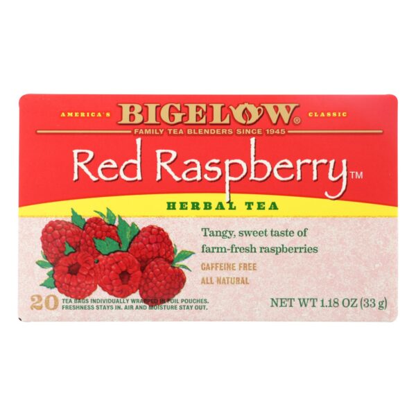 Red Raspberry Herbal Tea Caffeine Free 20 Tea Bags