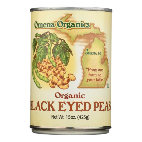 Peas Black Eyed Canned Organic