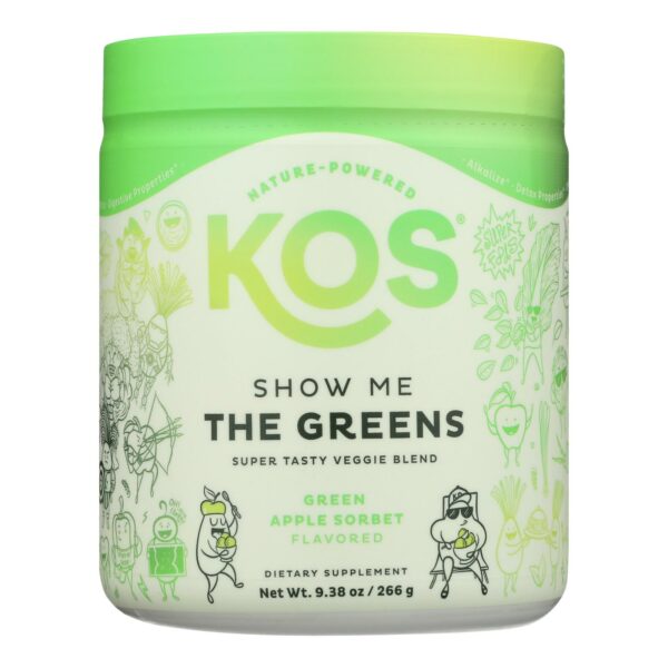 Show Me The Greens Green Apple Sorbet Flavored